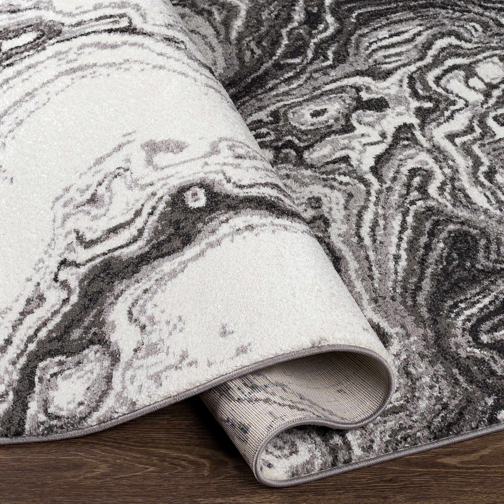 Nuevo Black Marble Carpet - Clearance - Ornate Home