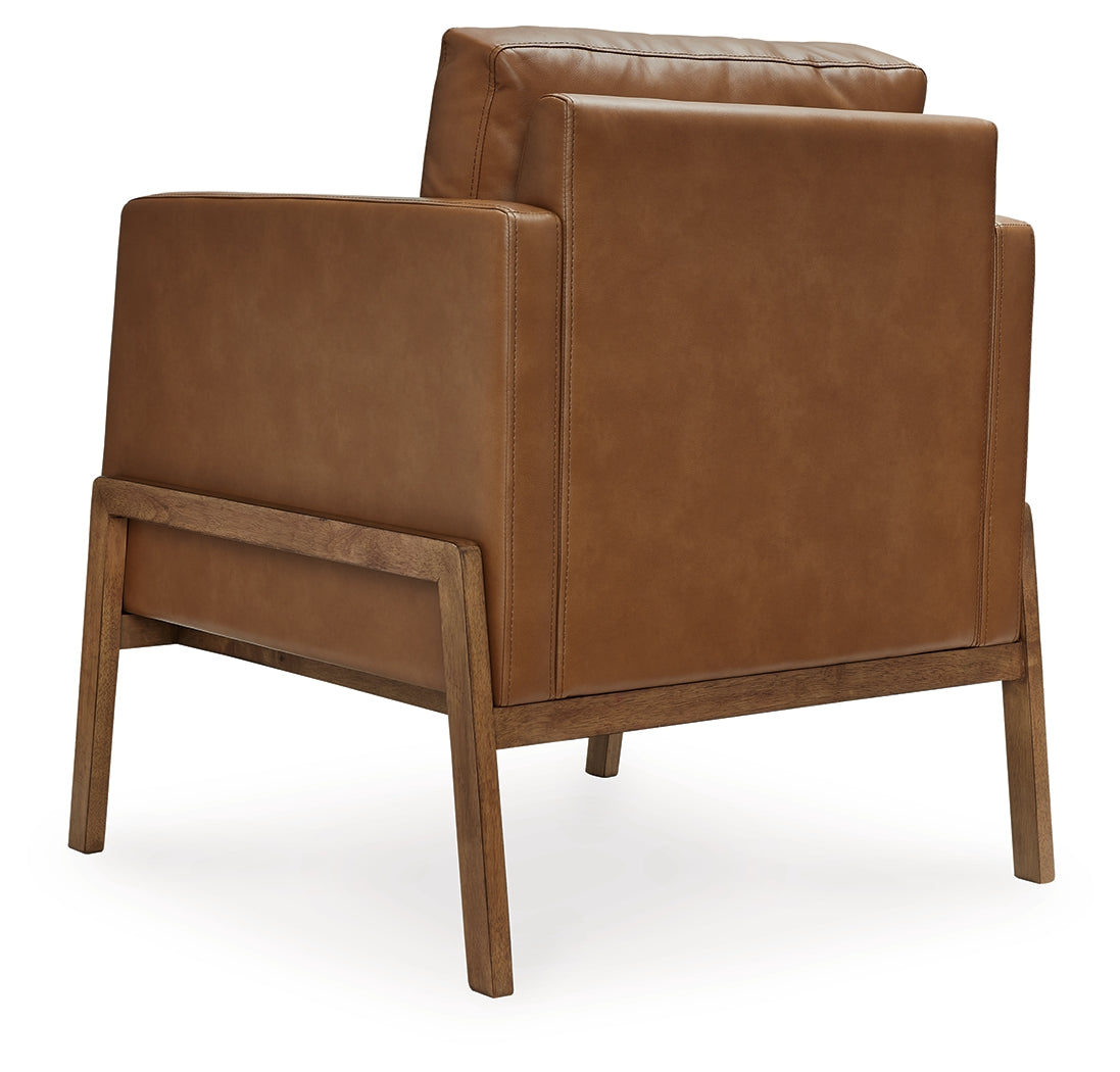 Numund Caramel Accent Chair (Online Special Price) - Ornate Home
