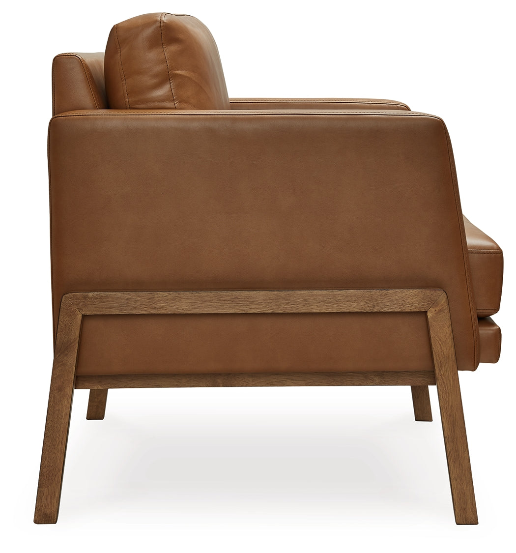 Numund Caramel Accent Chair (Online Special Price) - Ornate Home