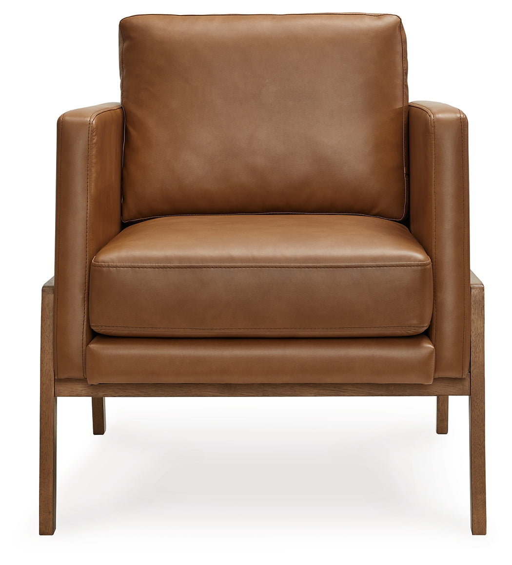Numund Caramel Accent Chair (Online Special Price) - Ornate Home