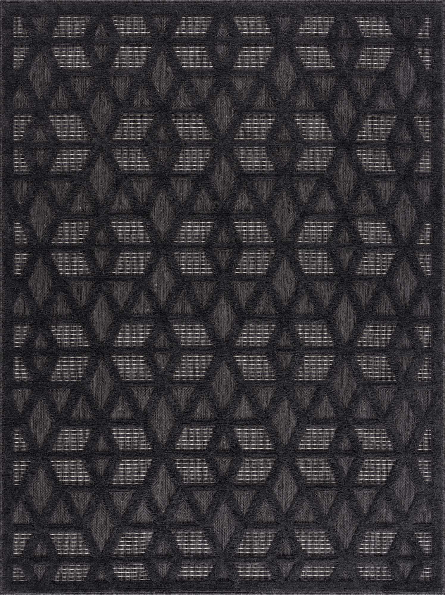 Nuri Black Outdoor Rug - Ornate Home