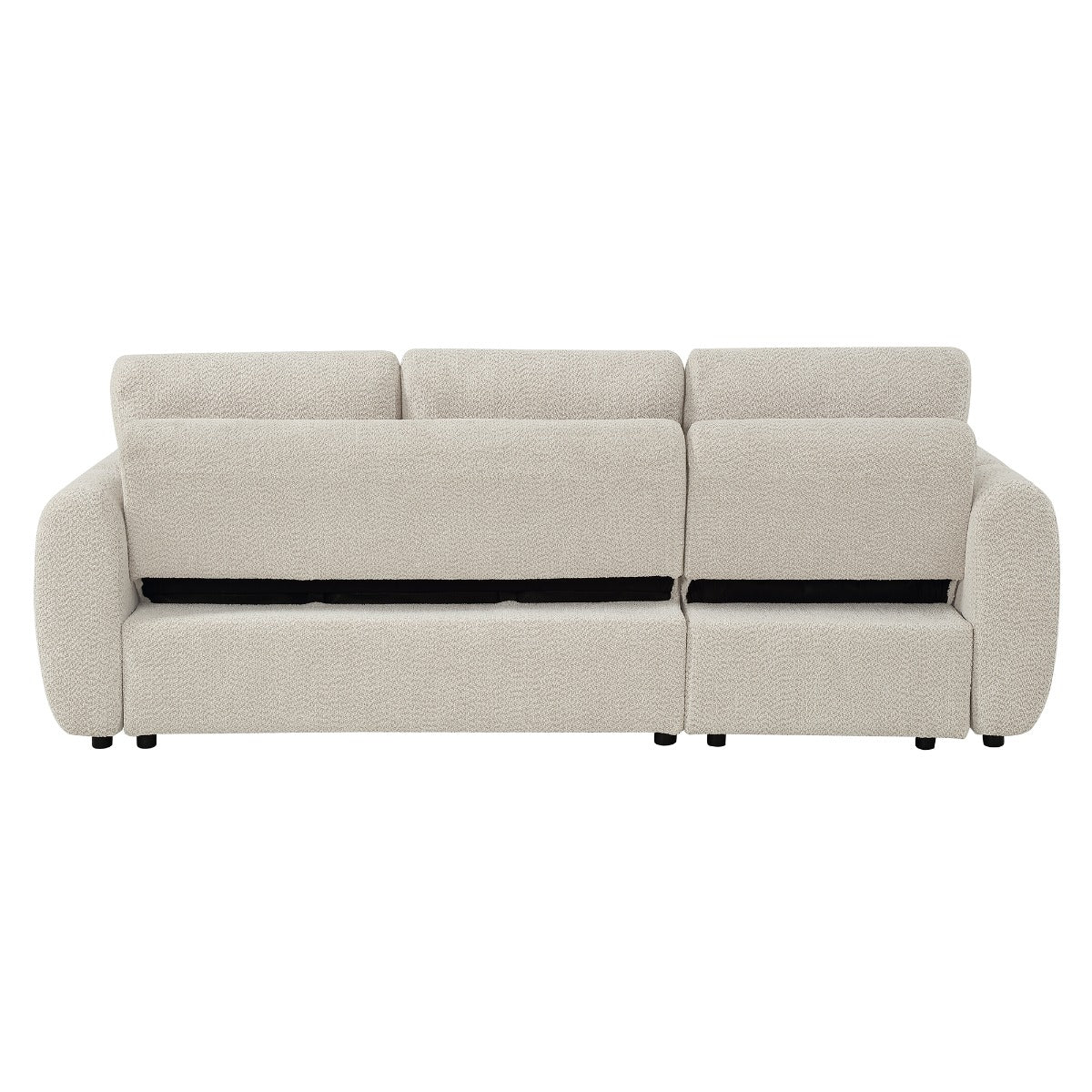 Nuriel Beige Reversible Sectional Sofa W/Sleeper & Storage - Ornate Home
