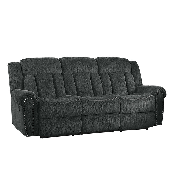 Nutmeg Gray Double Reclining Sofa - Ornate Home