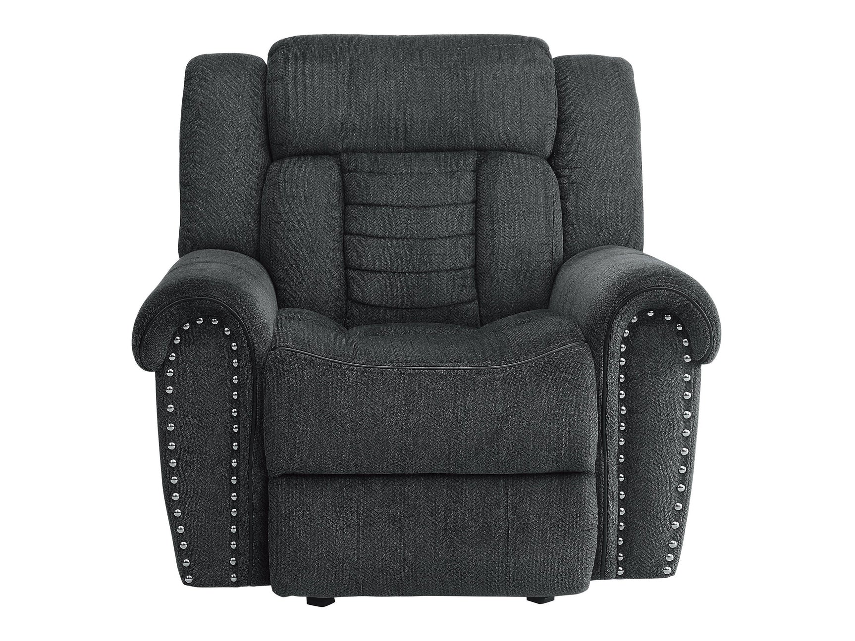 Nutmeg Gray Glider Reclining Chair - Ornate Home