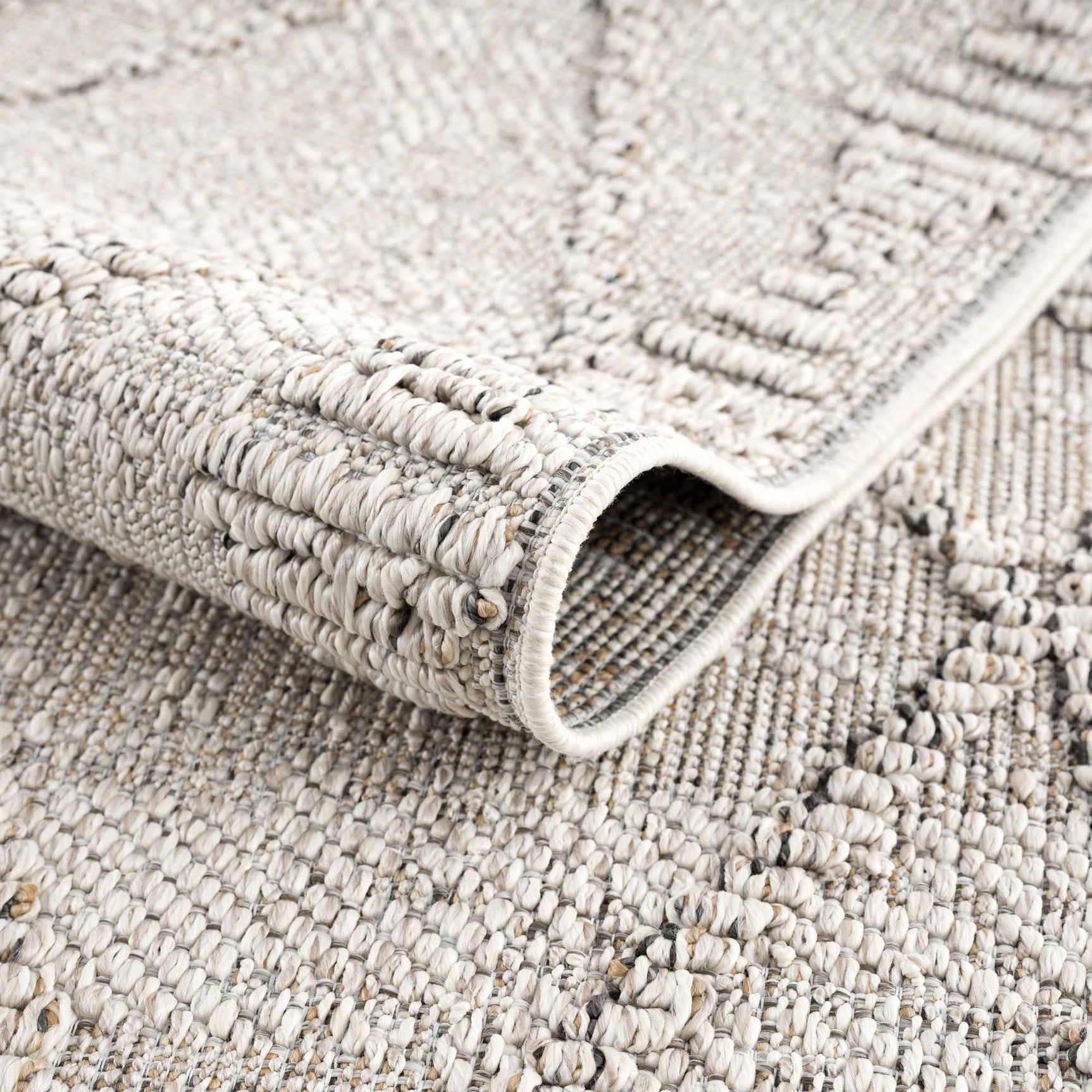 Nyla Bone Indoor & Outdoor Rug - 2x3 - Clearance - Ornate Home