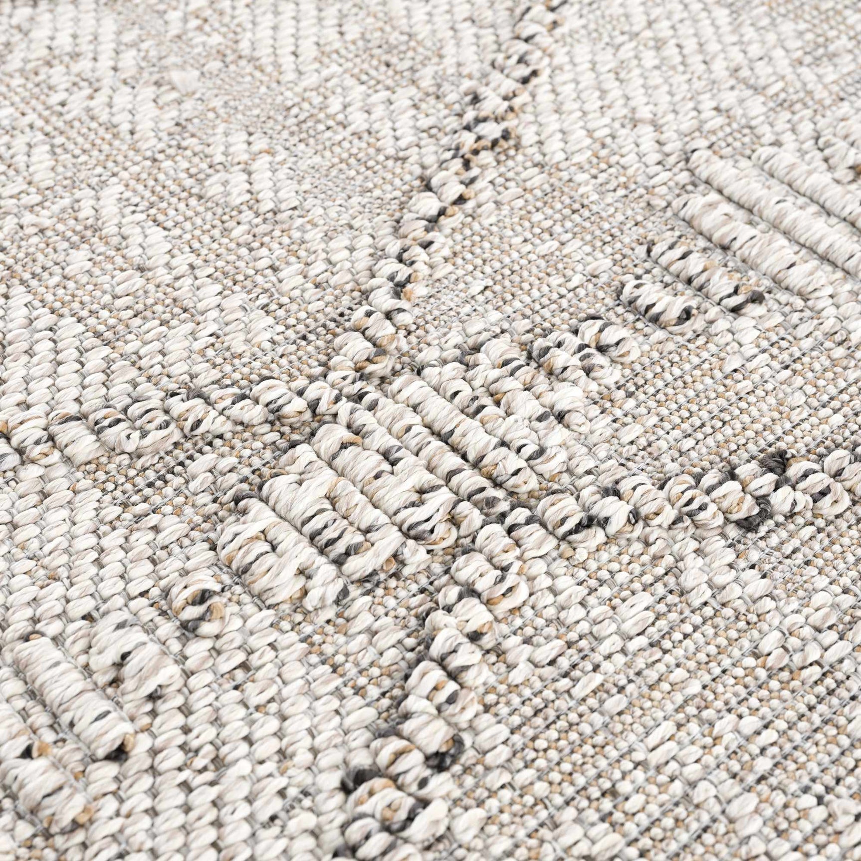 Nyla Bone Indoor & Outdoor Rug - 2x3 - Clearance - Ornate Home