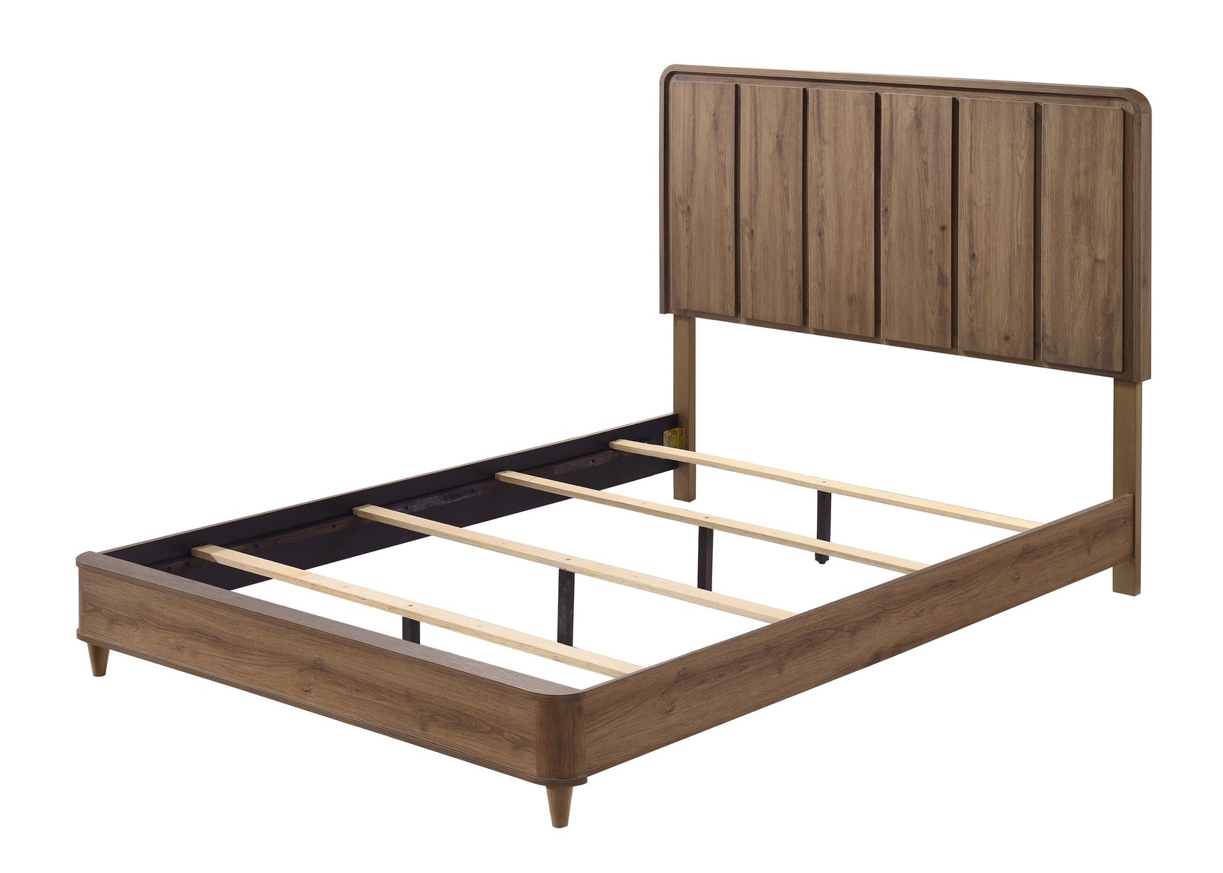 Nyomi Light Brown Queen Panel Bed - Ornate Home