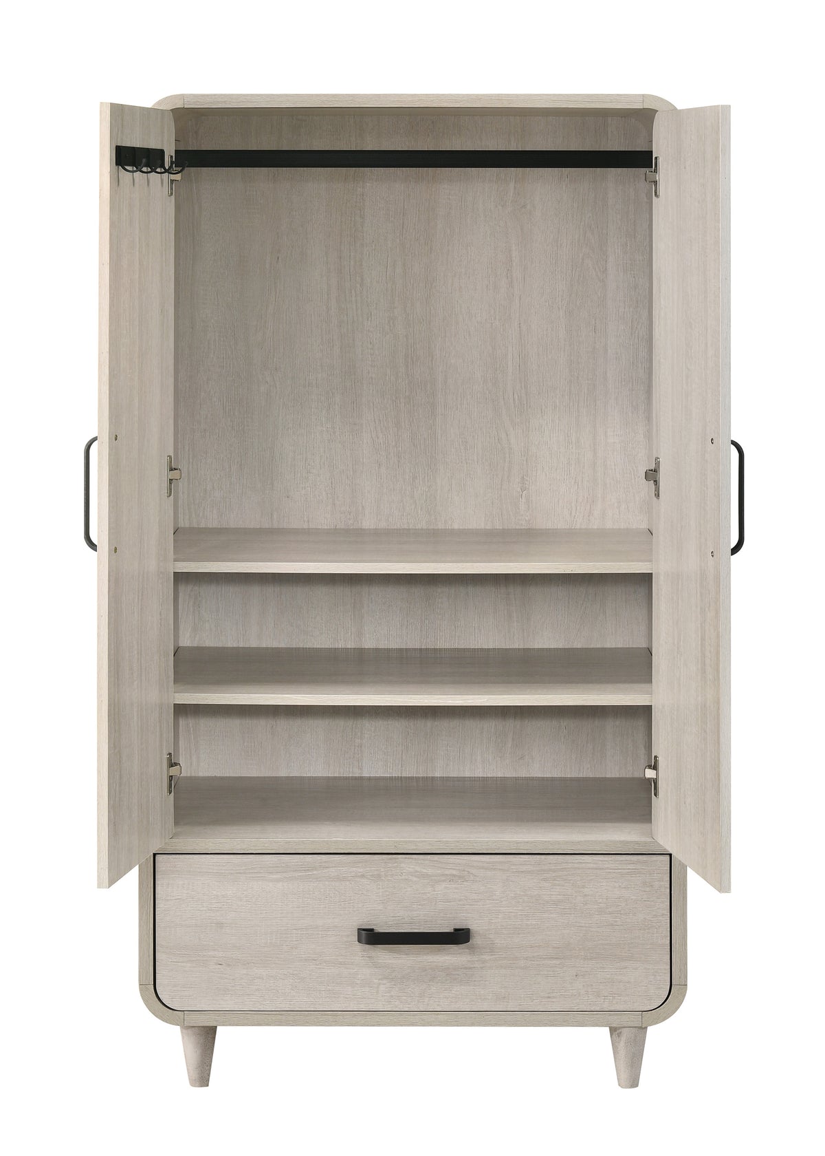 Nyomi White Armoire - Ornate Home