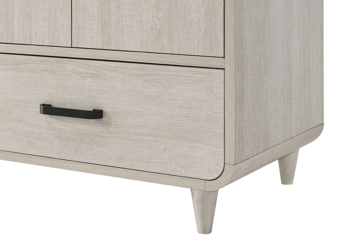 Nyomi White Armoire - Ornate Home