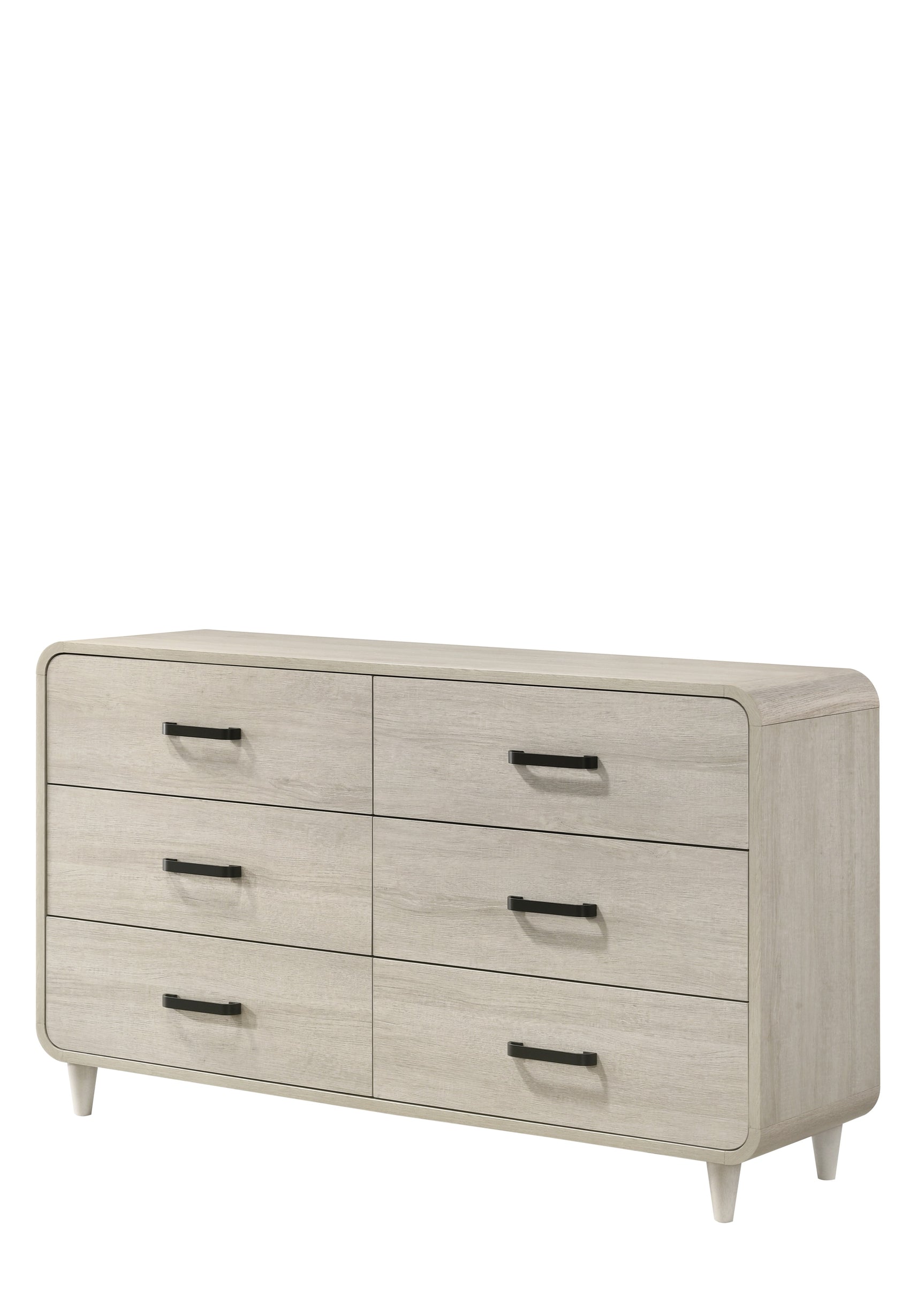 Nyomi White Upholstered Panel Bedroom Set - Ornate Home