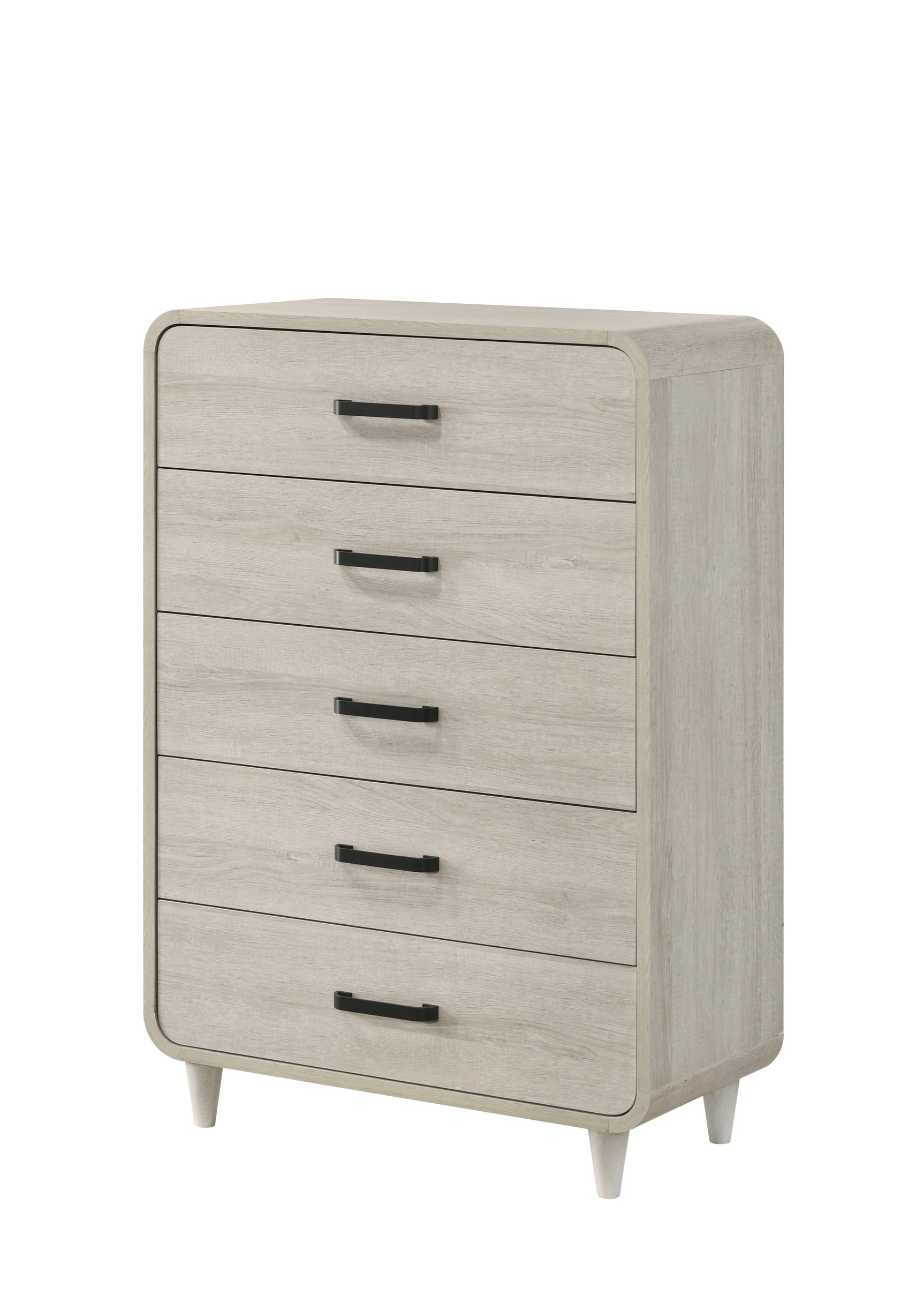 Nyomi White Upholstered Panel Bedroom Set - Ornate Home