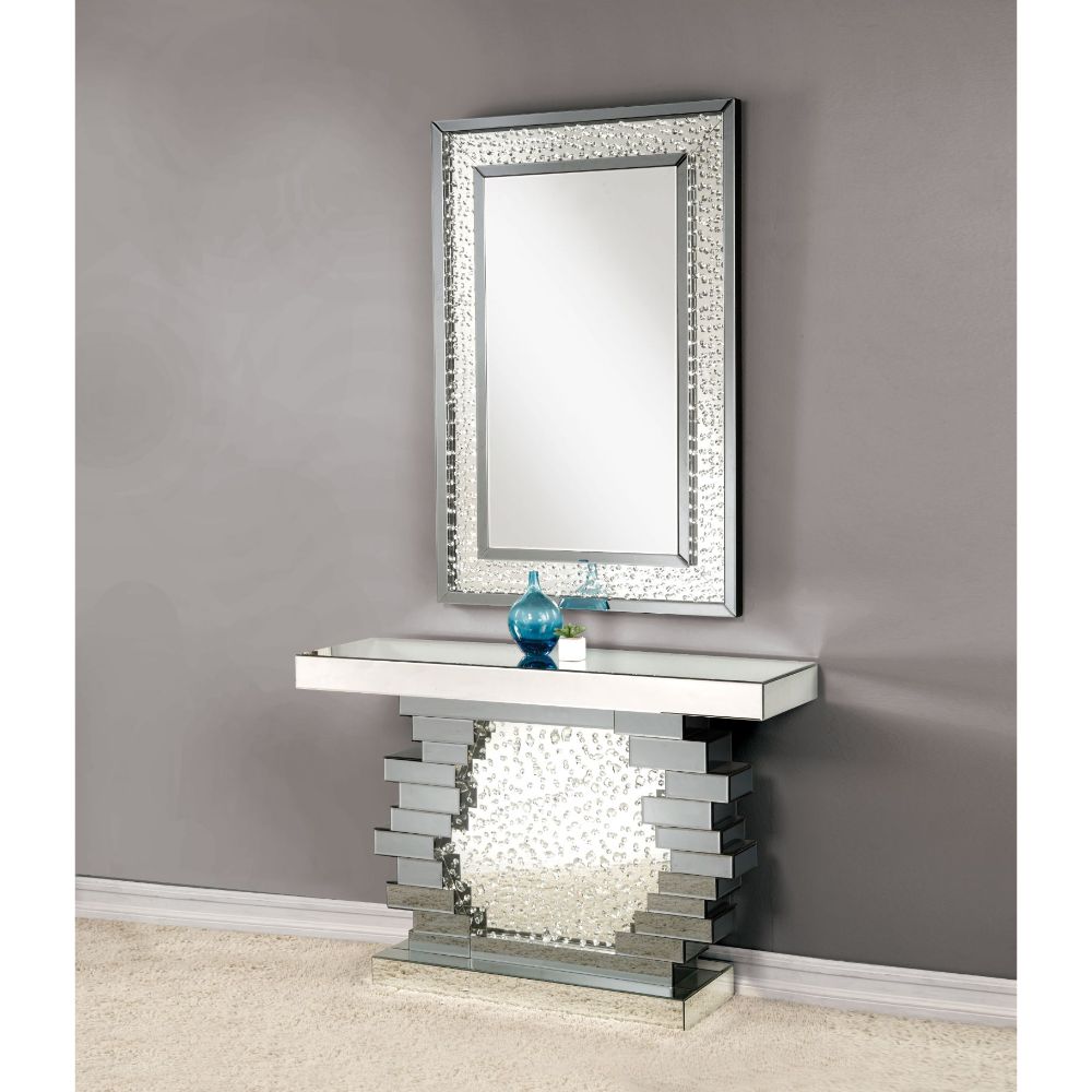 Nysa Faux Crystal Console Table - Ornate Home