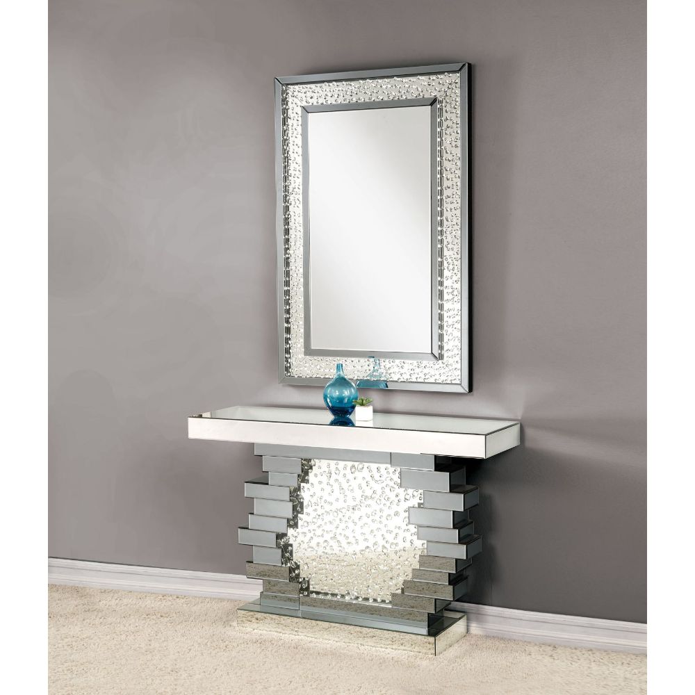 Nysa Faux Crystal Console Table - Ornate Home