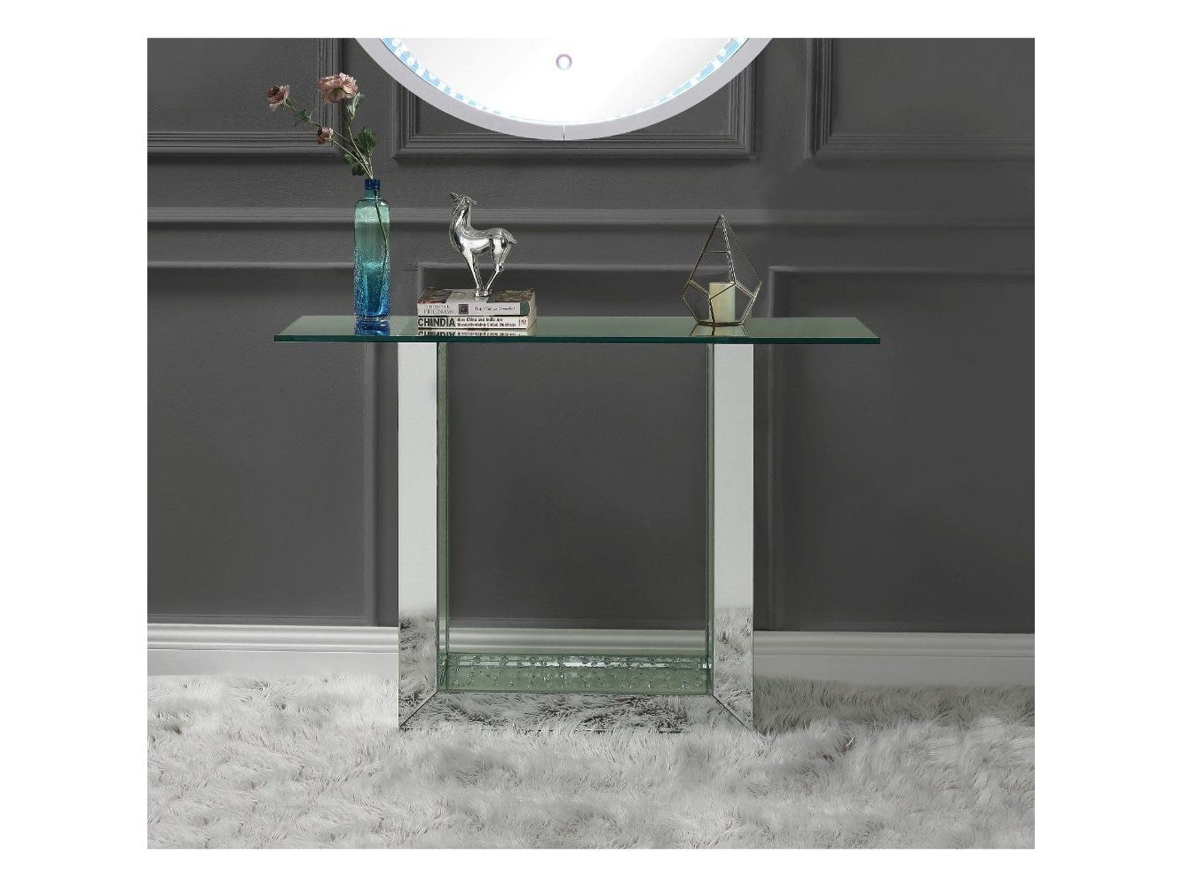 Nysa Rectangular Accent Table - Ornate Home