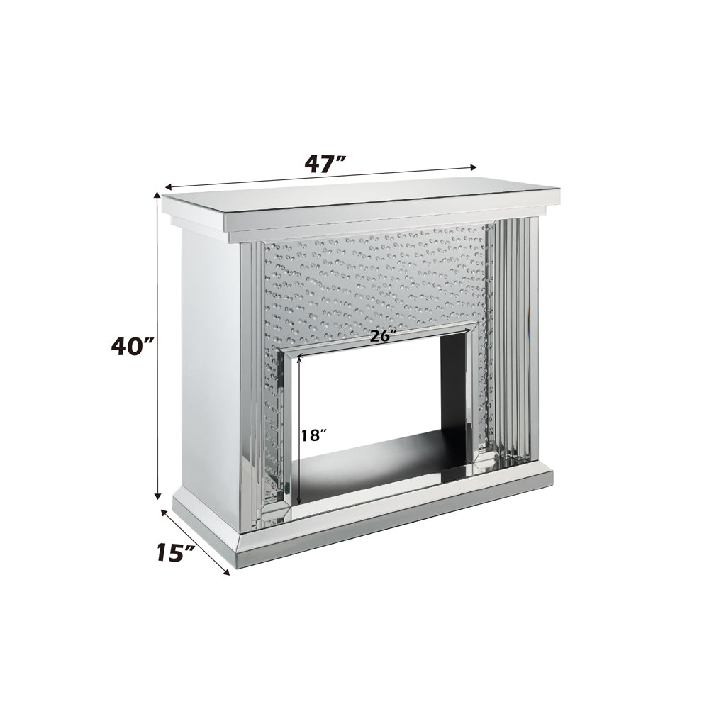 Nysa Rectangular Fireplace - Ornate Home