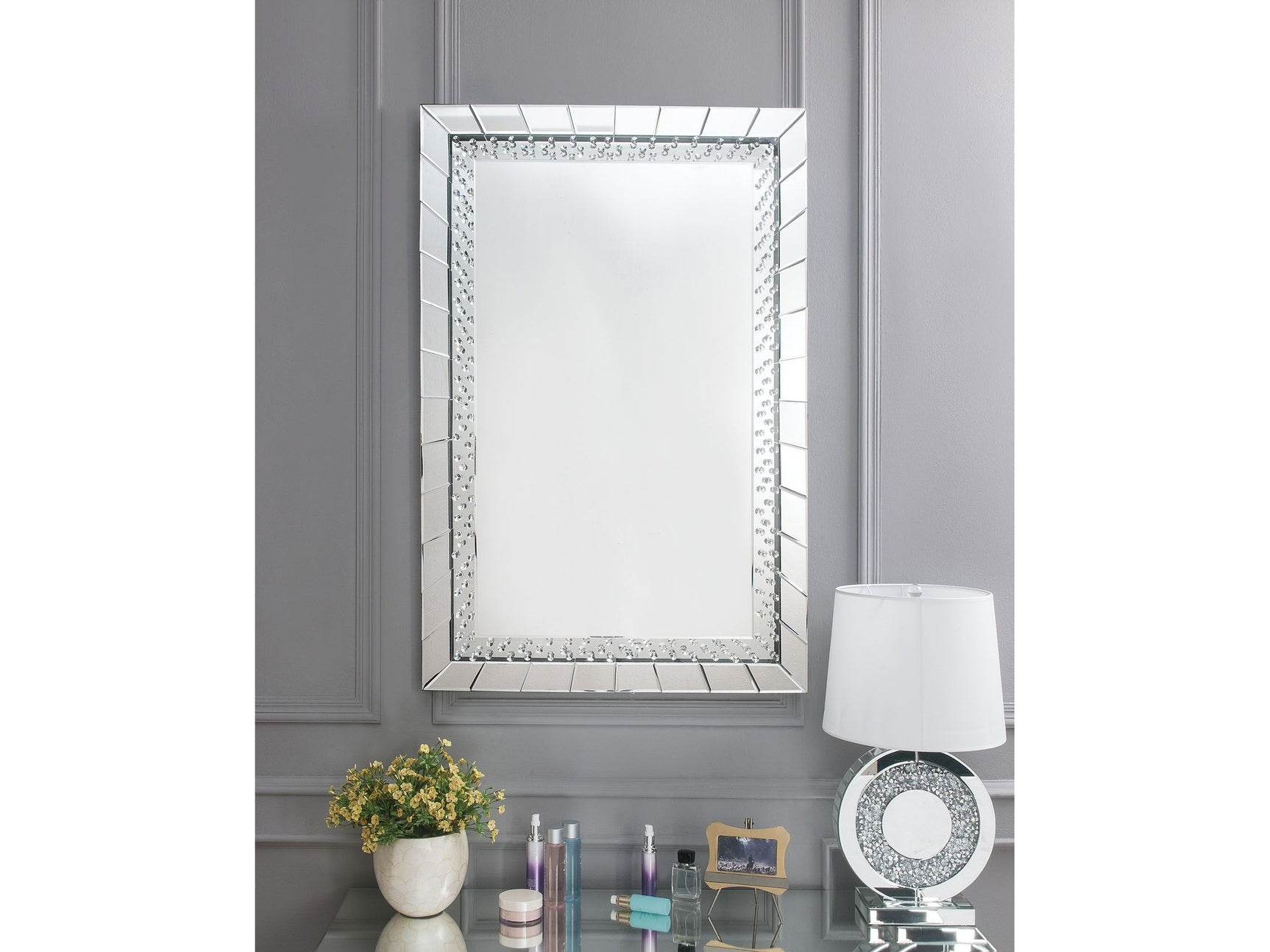 Nysa Rectangular Wall Decor (32"W) - Ornate Home