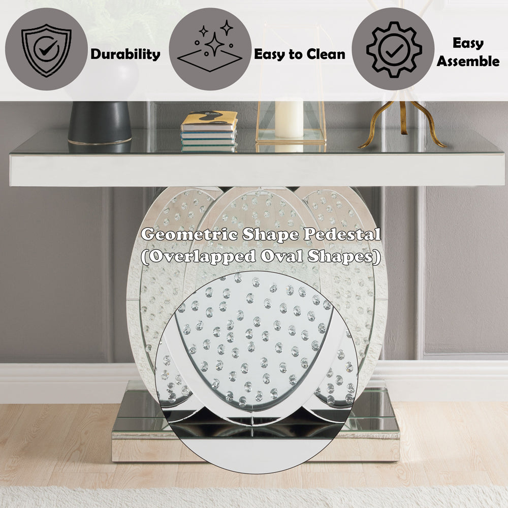 Nysa Ring Motif Console Table - Ornate Home