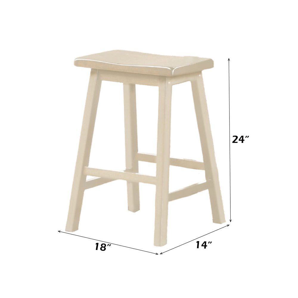 Nyssa Buttermilk Counter Height Set (3Pc Pk) - Ornate Home