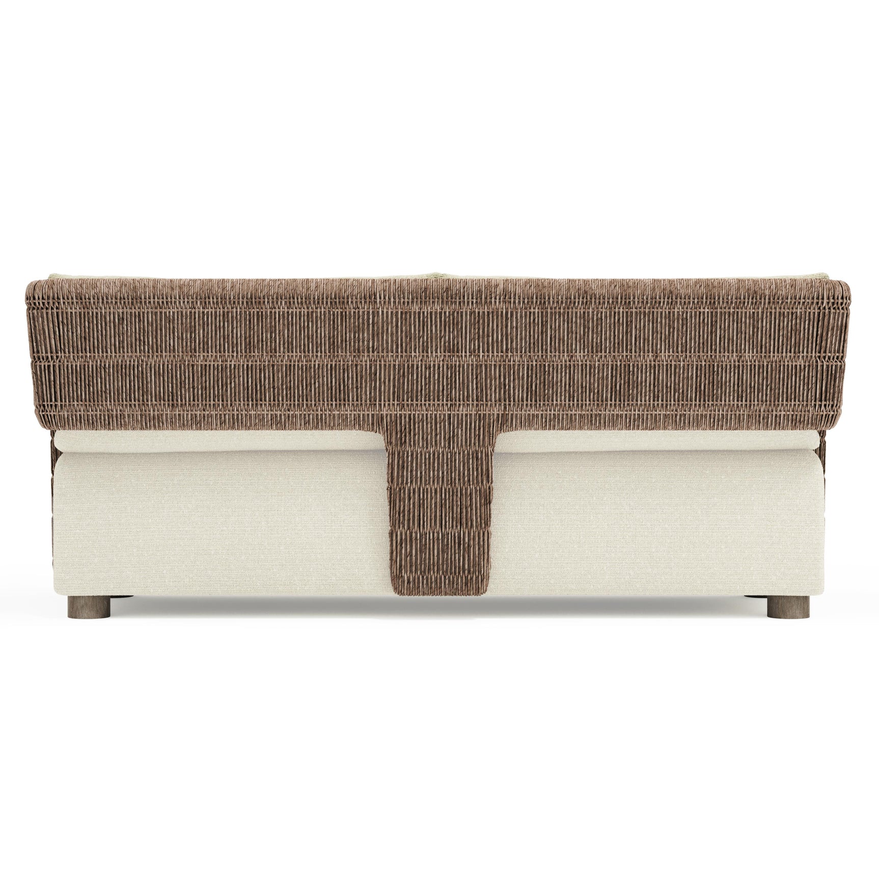 Maldives Weathered Teak Outdoor Sofa