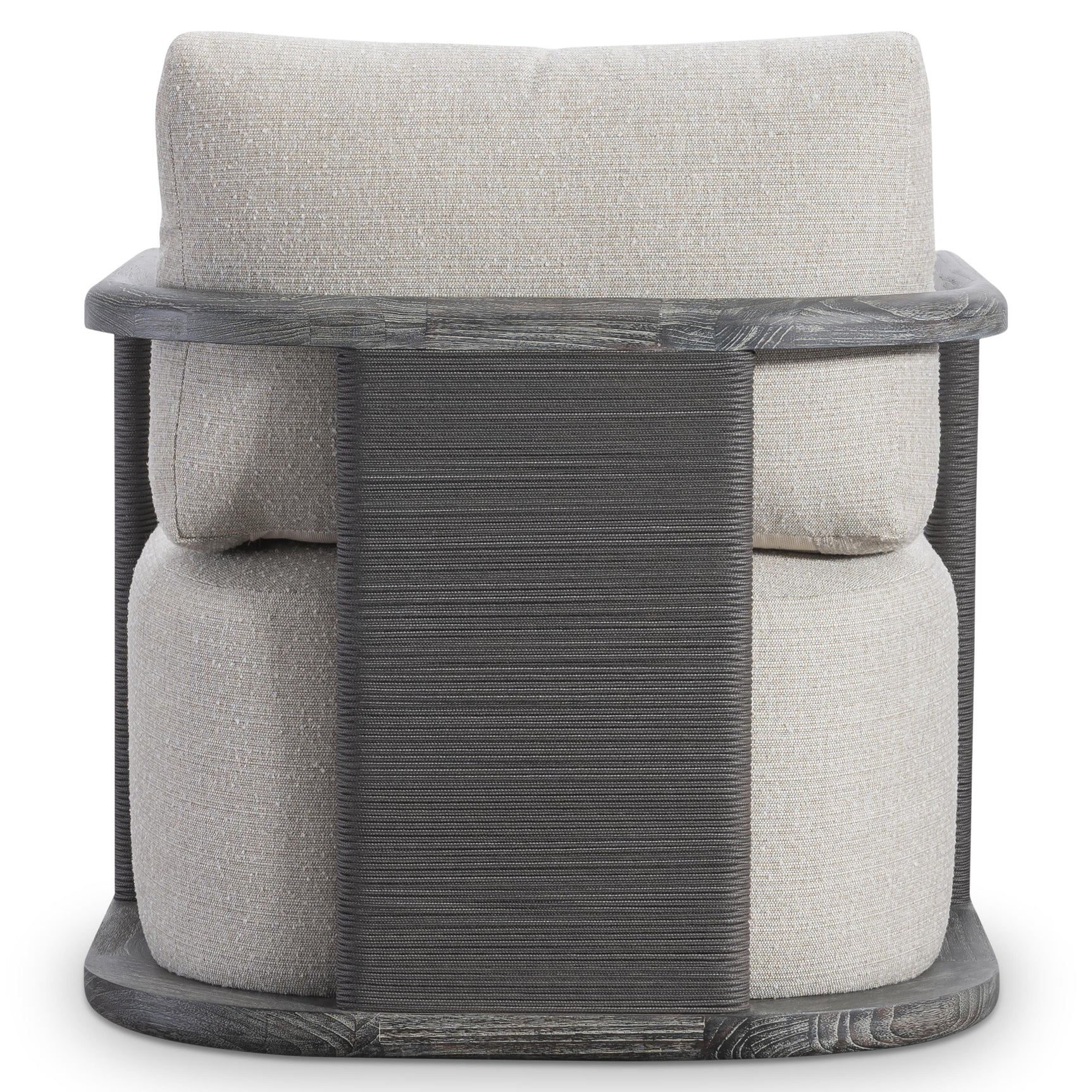 Andros Smoked Truffle Outdoor Outdoor Swivel Chair