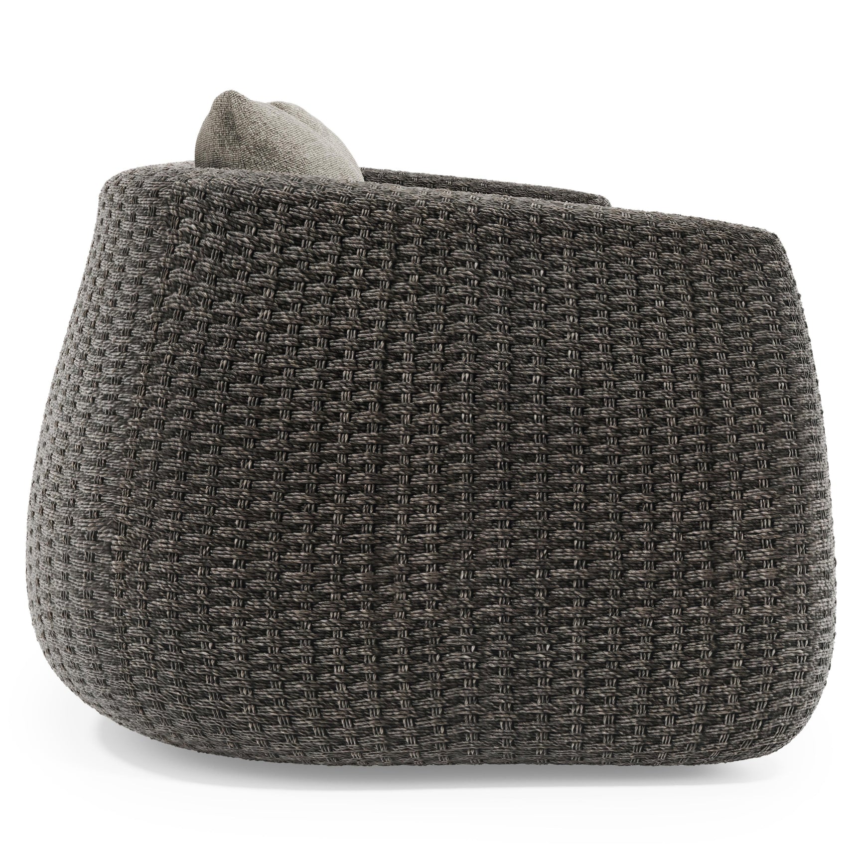 Sarene Dark Thatch Outdoor Sofa