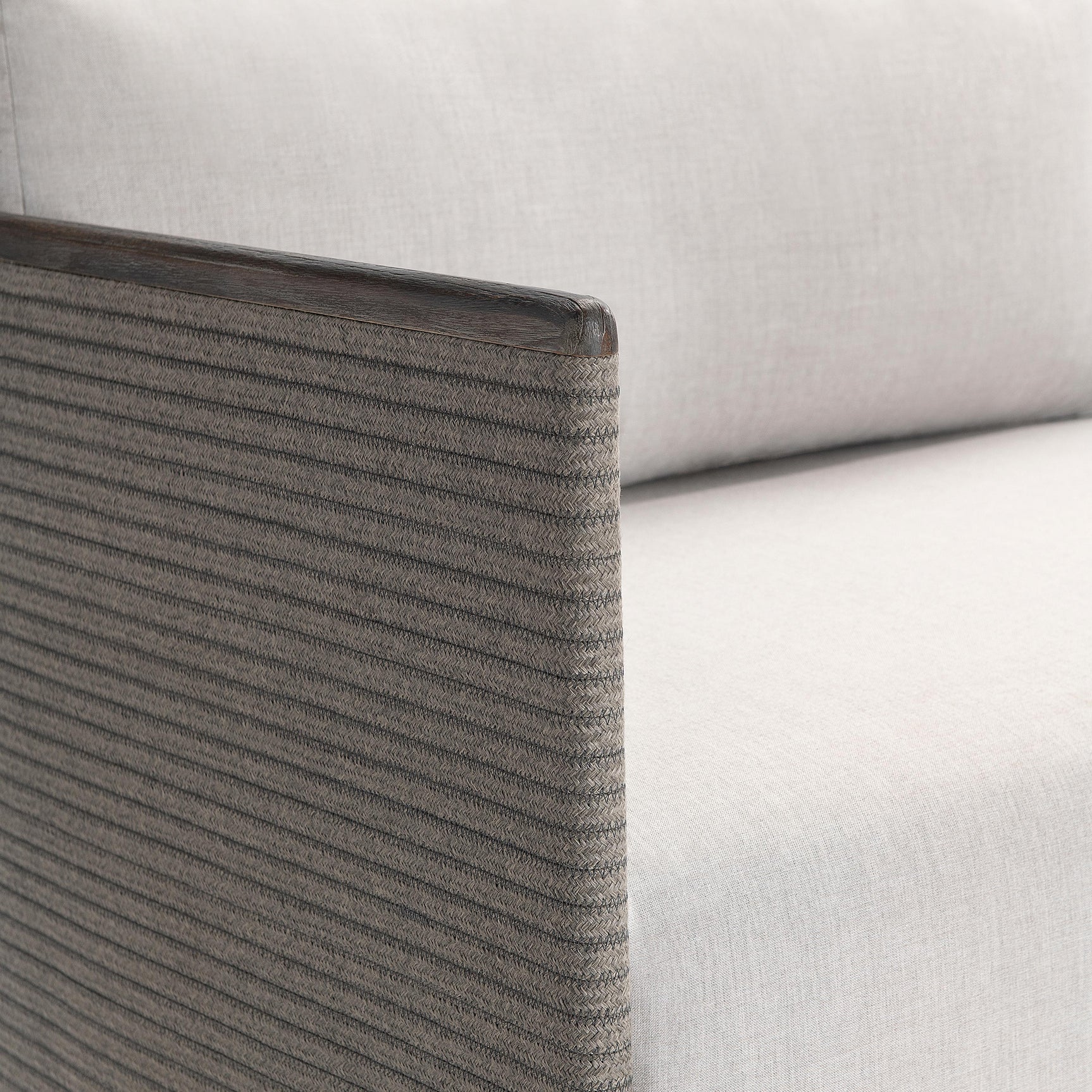 Rialto Smoked Truffle Outdoor Outdoor Sofa