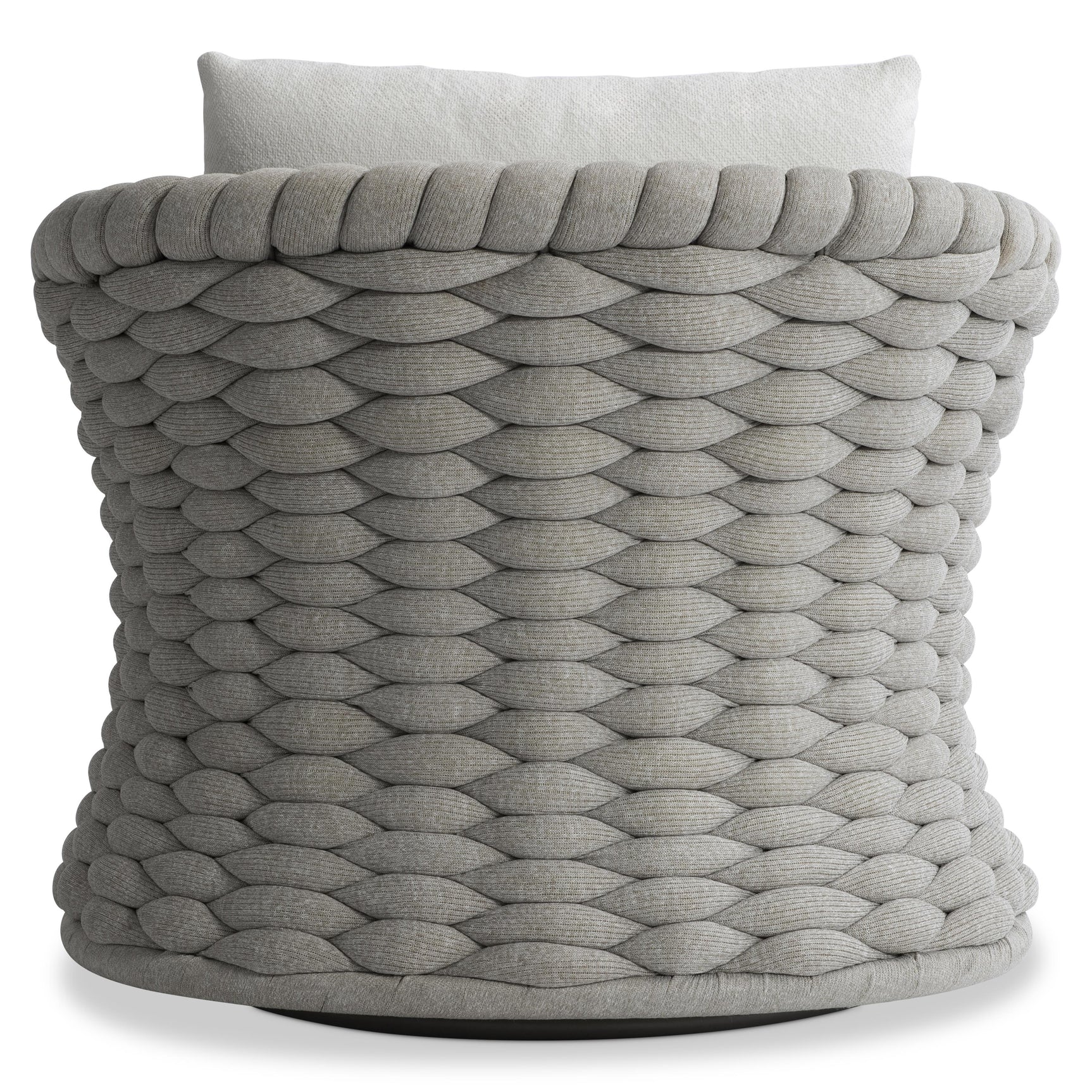 Salinas Nordic Grey Outdoor Swivel Chair