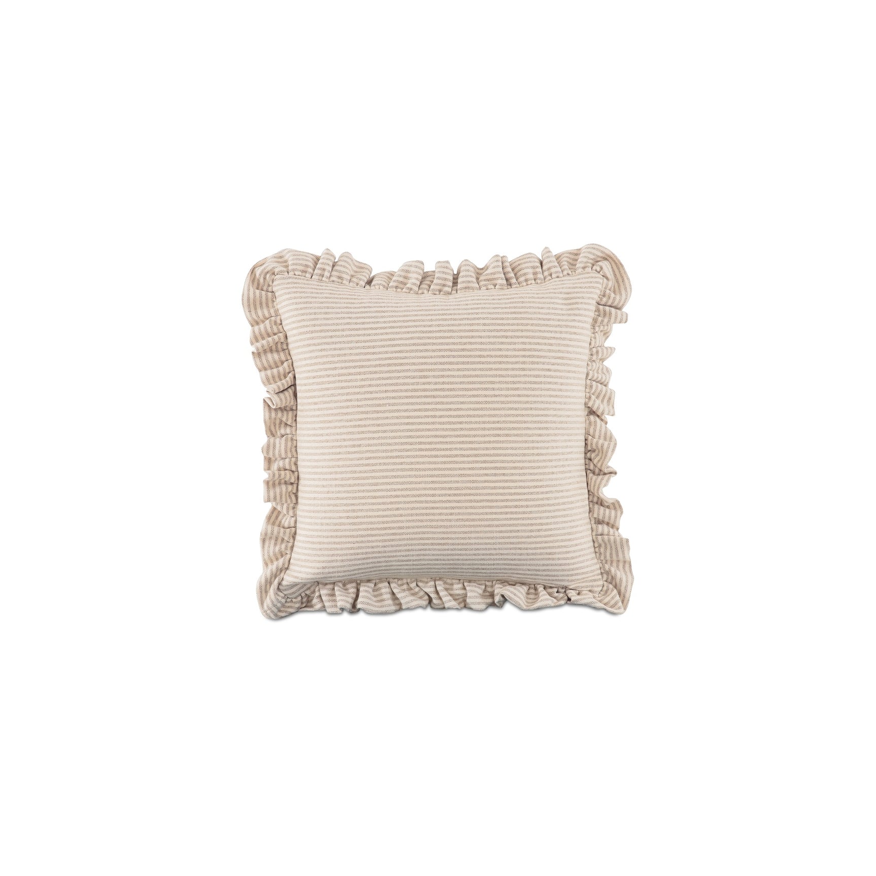 Betty Beige Stripe 25 Inch Cushion