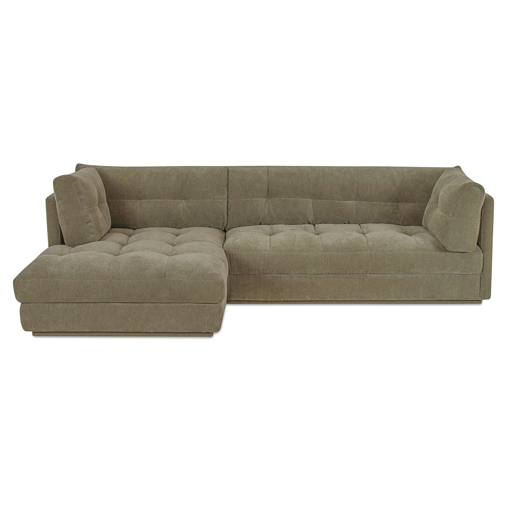 Mischa Sage Green Left Sectional