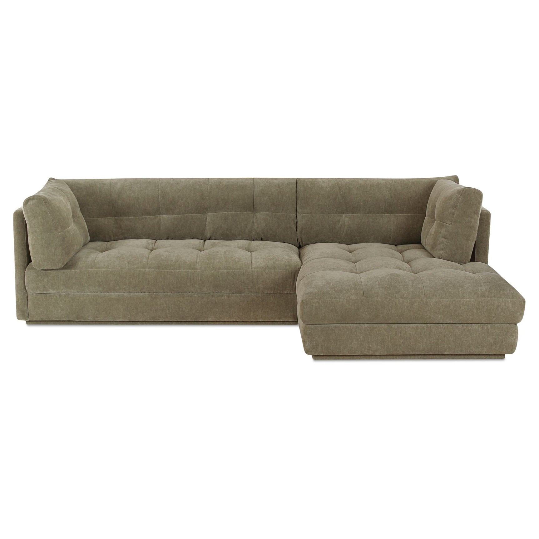 Mischa Sage Green Right Sectional