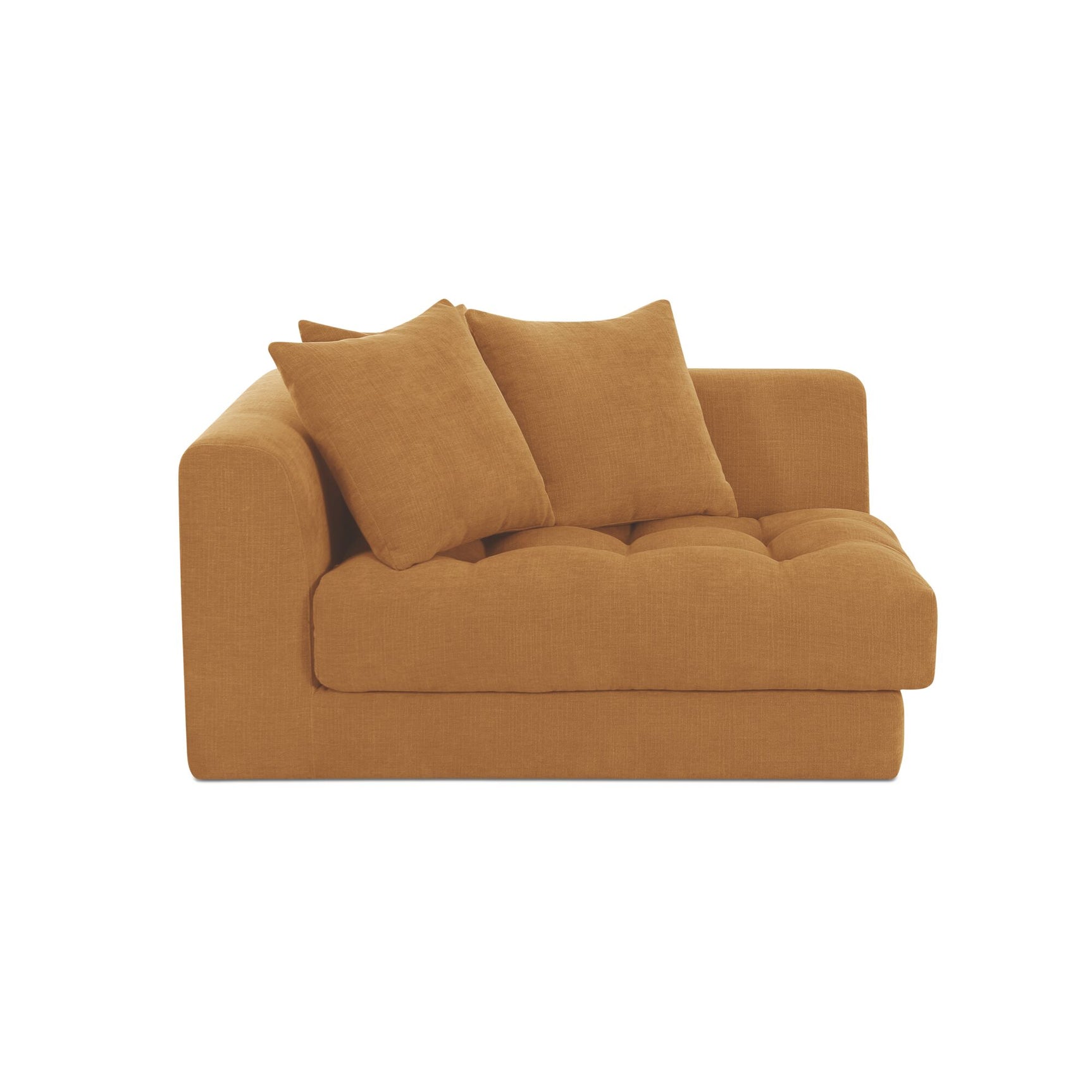 Davie Golden Yellow Left Arm Facing Chair