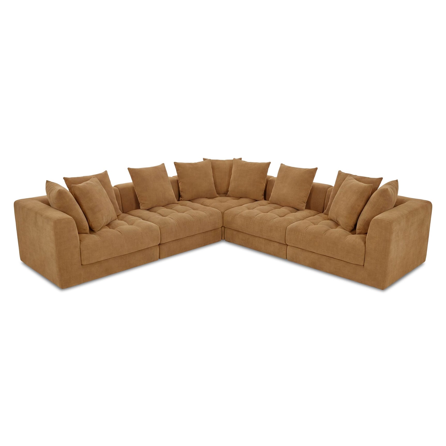 Davie Golden Yellow Classic L Modular Sectional