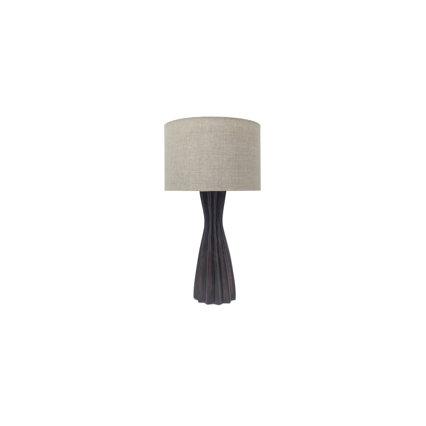 Sabrina Dark Brown/Natural Table Lamp