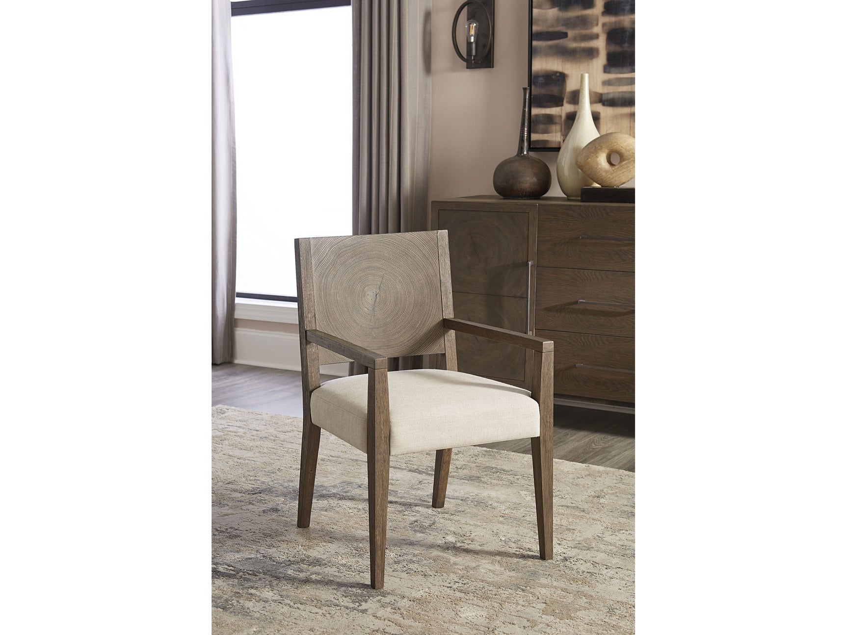 Oakland Wood Arm Chair in Brunette (Set of 2) - Ornate Home