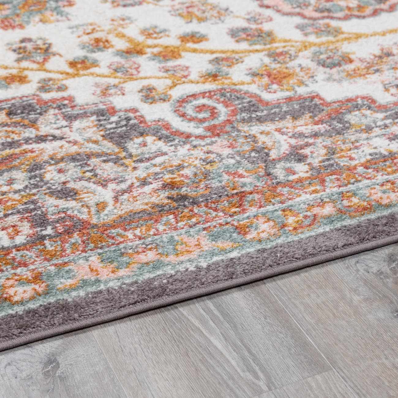 Oark Floral Medallion Area Rug - Ornate Home