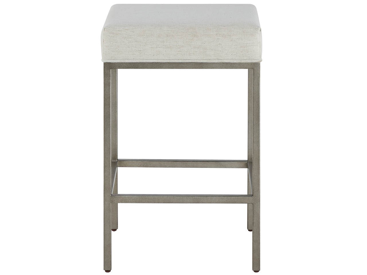Oasis Antique Nickel Console Stool - Ornate Home