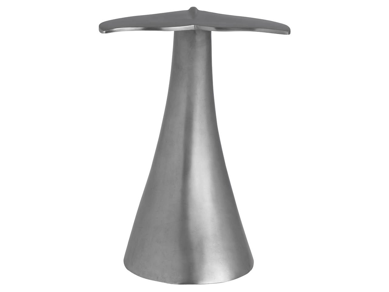 Oasis Antique Nickel Whale Tail Accent Table - Ornate Home
