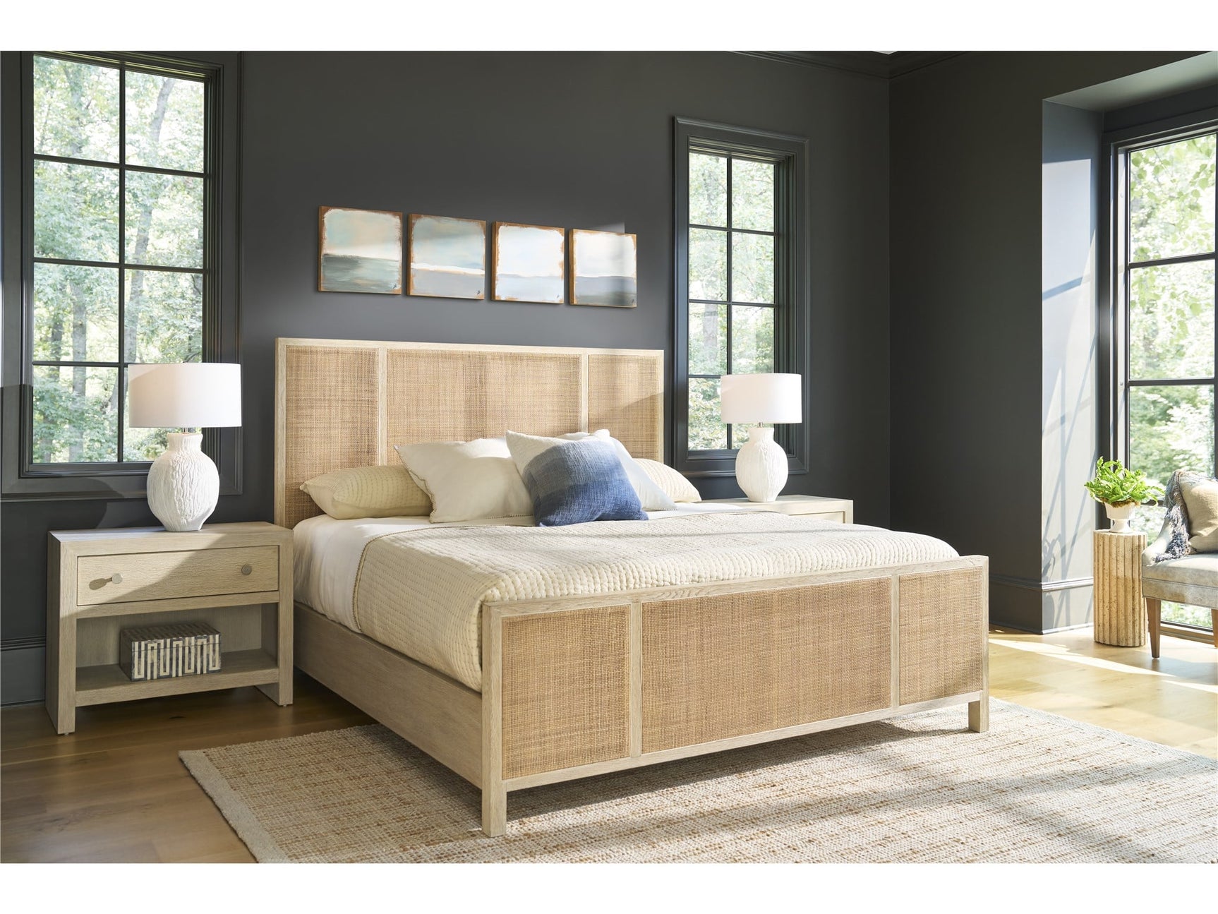 Oasis Natural Oak Queen Bed - Ornate Home