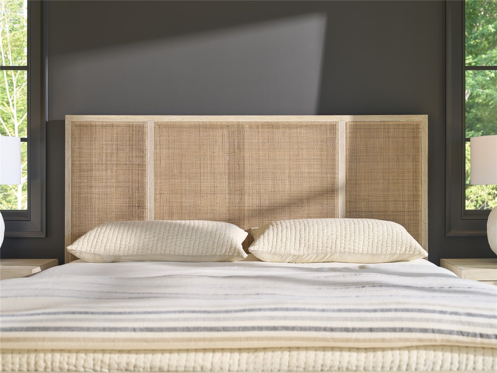 Oasis Natural Oak Queen Bed - Ornate Home
