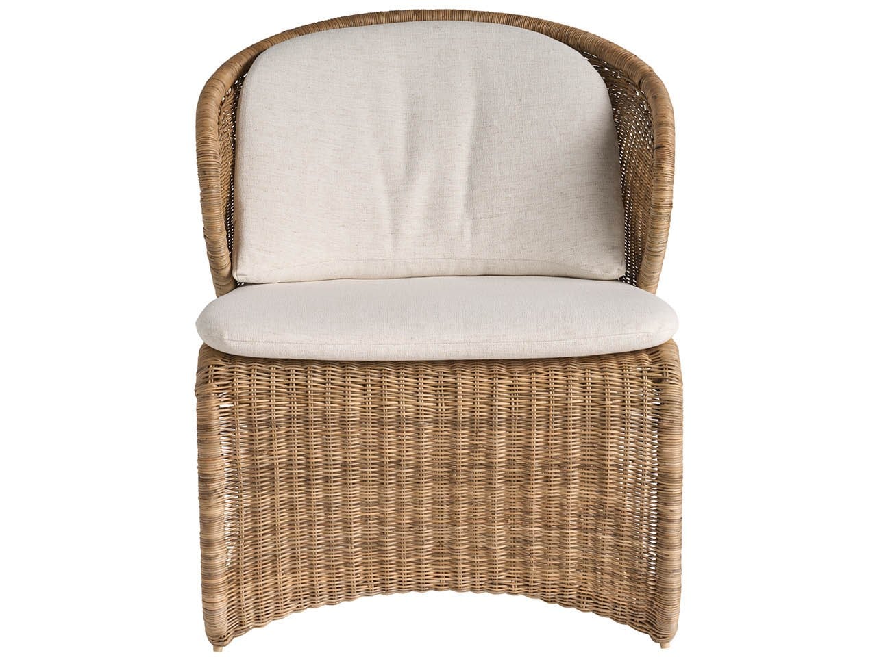 Oasis Nomad Snow/Natural Lounge Chair - Ornate Home