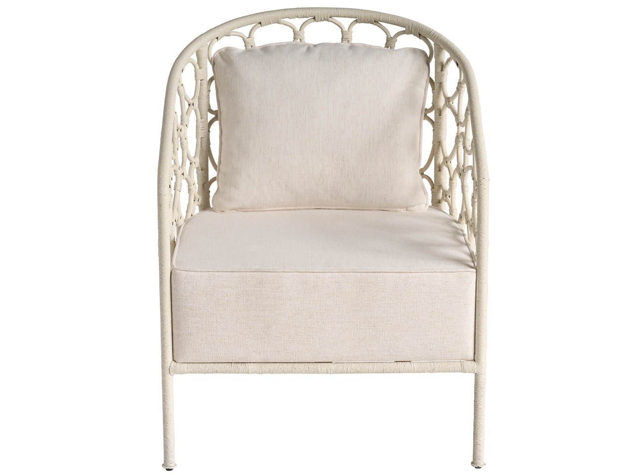Oasis Nomad Snow/Pebble Accent Chair - Ornate Home