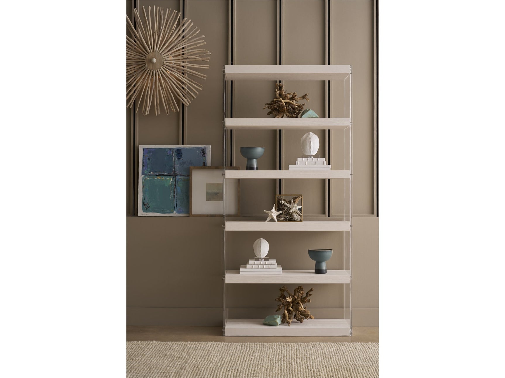 Oasis White Pine Etagere - Ornate Home