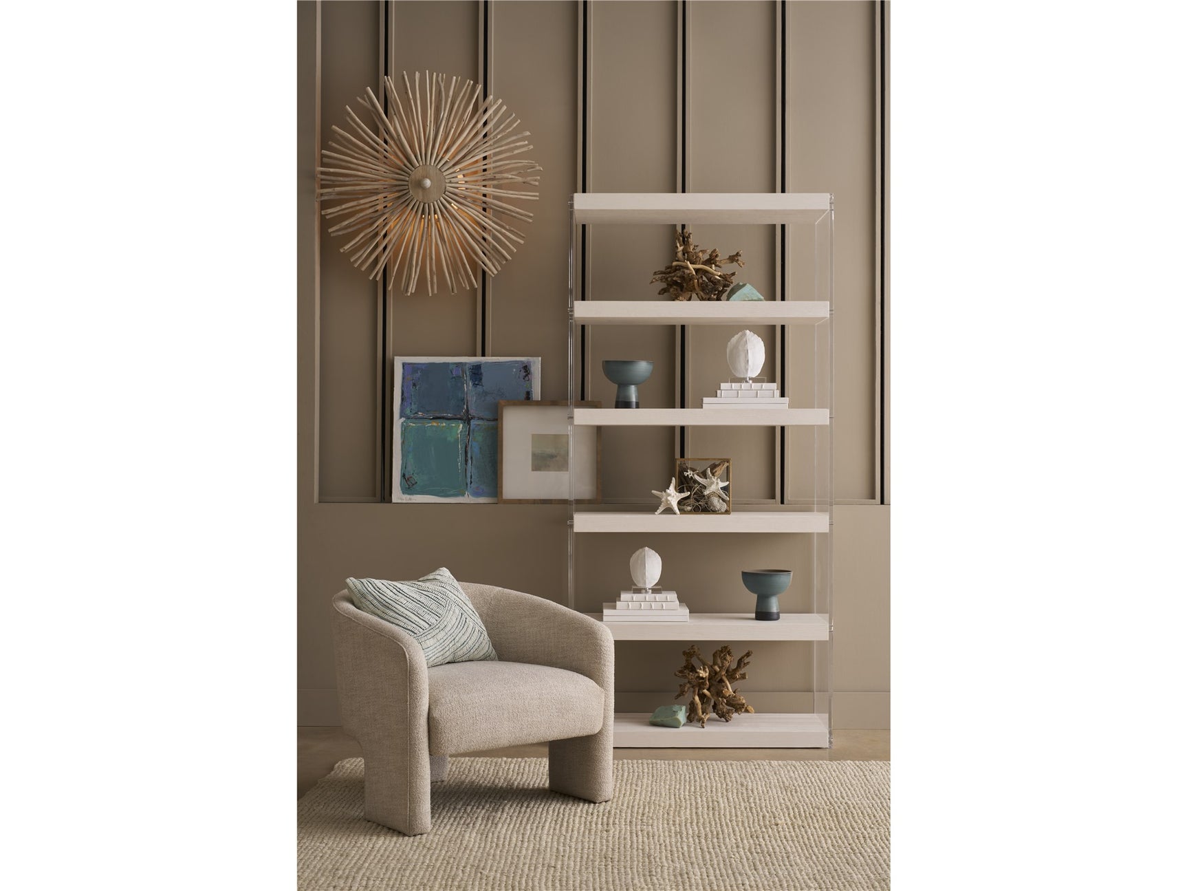 Oasis White Pine Etagere - Ornate Home
