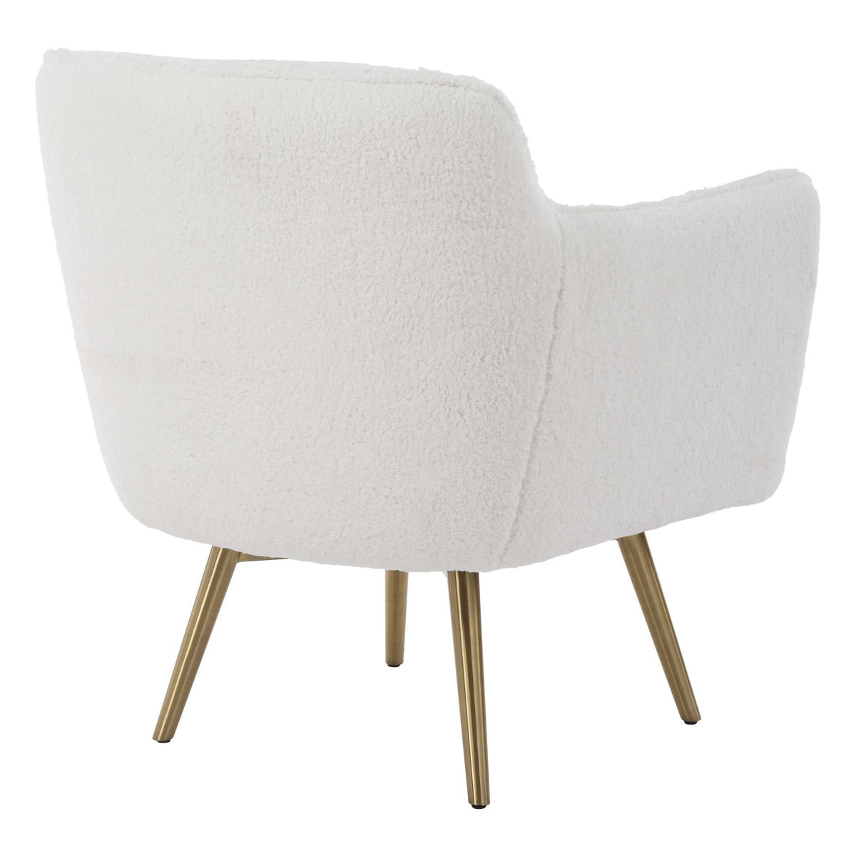 Oasis White Swivel Chair - Ornate Home
