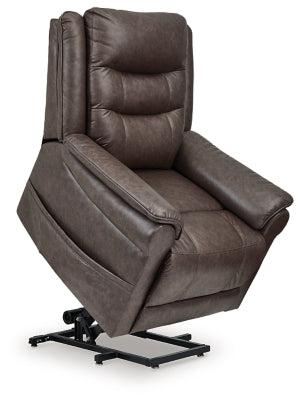 Oatman Umber Power Lift Recliner (Online Special Price) - Ornate Home