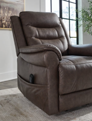 Oatman Umber Power Lift Recliner (Online Special Price) - Ornate Home