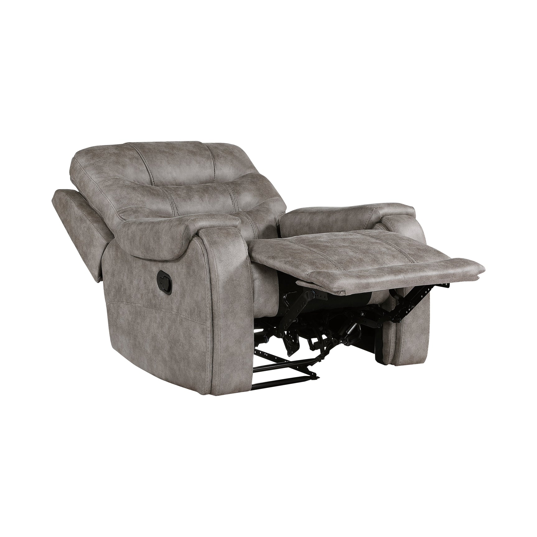 Oberon Brown Reclining Chair - Ornate Home