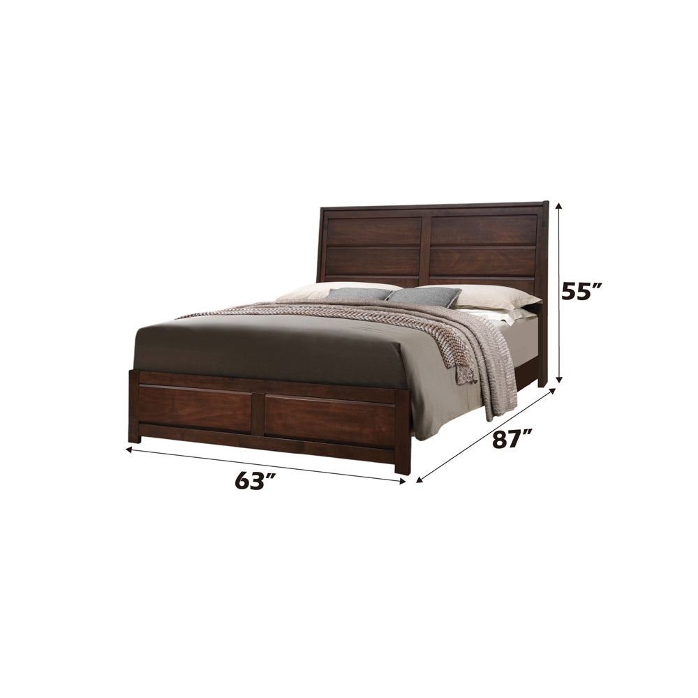 Oberreit Walnut Queen Bed - Ornate Home