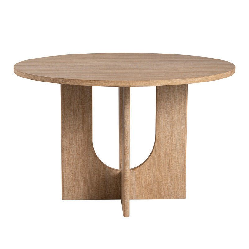 Oberto Natural Round Dining Table - Ornate Home