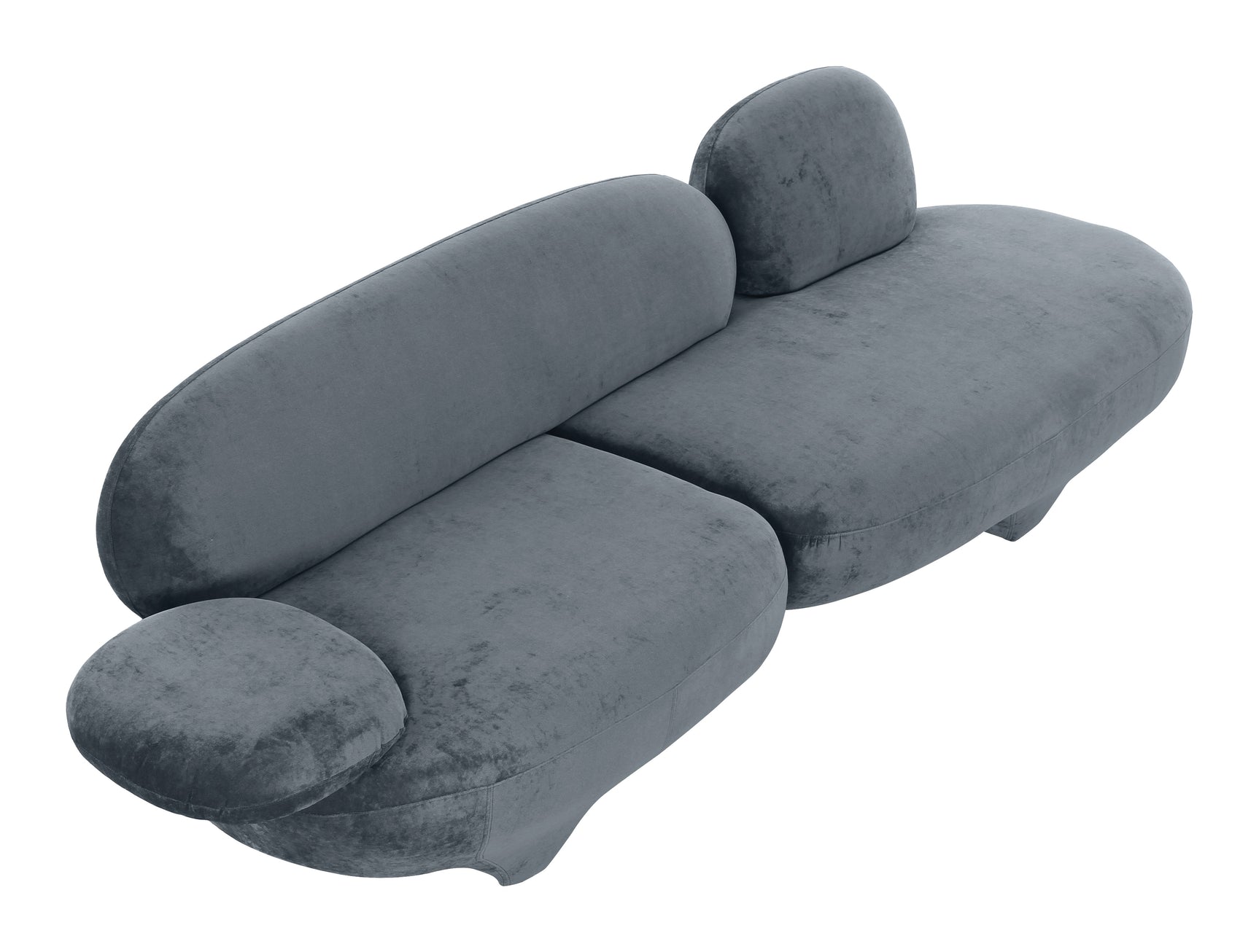 Oblak Storm Gray Sofa - Ornate Home